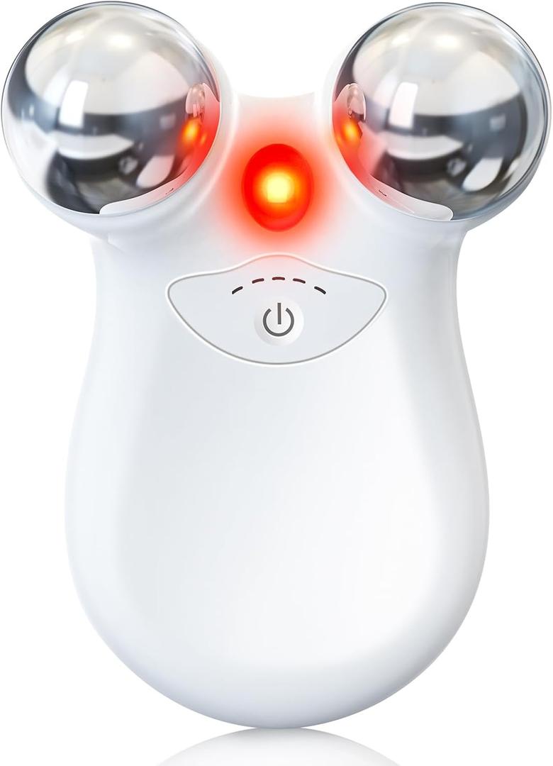 Microcurrent Facial Device,Latest Red Light Technology，Enhances The Ability to Lift The Face and Tighten The Skin，Facial Wrinkle Equipment，Smart Photon Micro-Current Device, Model:EP-300.