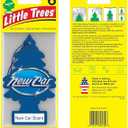 LITTLE TREES Air Fresheners Car Air Freshener. Hanging Tree Provides Long Lasting Scent for Auto or Home. New Car Scent, 6 Air Fresheners