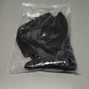 SOUWINEMYI Womens Cap Sleeve T Shirts V Neck Casual Tops Oversized T-Shirt Summer Trendy Lightweight Loose Fit Basic Tees (Black, L)