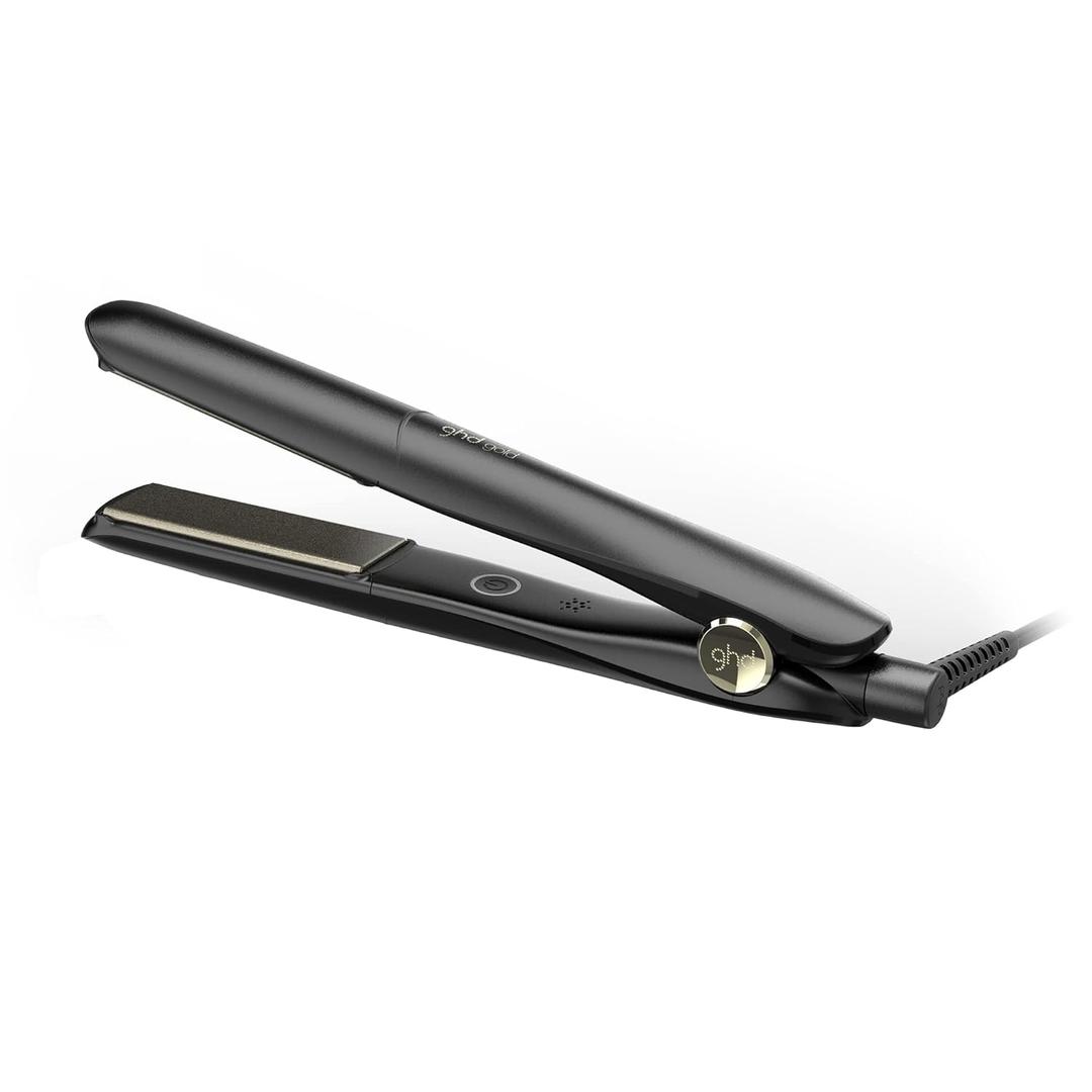 Ghd Gold 0.5" 2 Flat Iron Hair Straightener | Professional Ceramic Hair Straightening Styling Tool for Stronger Hair & More Color Protection (Black)