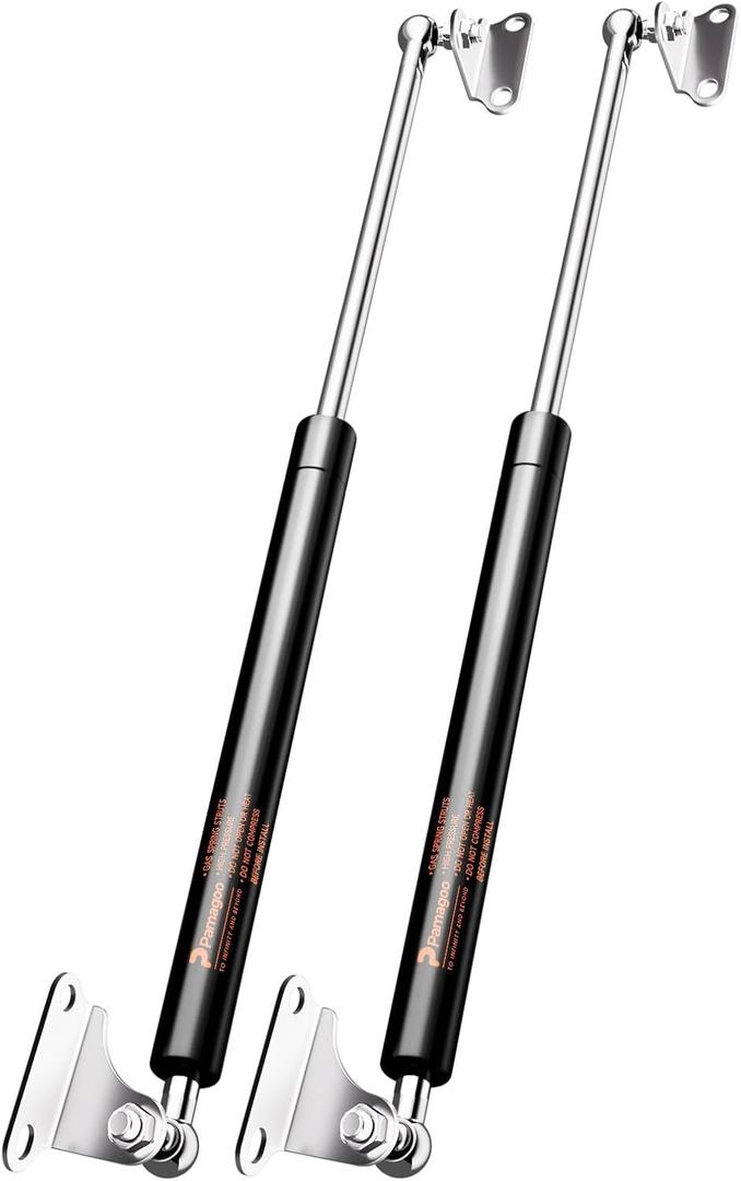 36 inch 55 lbs 245 N Gas Struts,36" Shocks with Mounting Brackets for TV Cabinets Custom Window Hatch Door Cover RV Bed Engine Cover Spring, 2 Pack