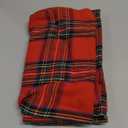 AQOTHES Pack of 2 Christmas Plaid Decorative Throw Pillow Covers Scottish Tartan Cushion Case for Farmhouse Home Holiday Decor Red and Green, 20 x 20 Inches