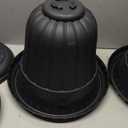 Arcadia Garden Products PL51BK-2 Deluxe Plastic Urn(Pack of 2), Black