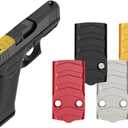 NDZ Performance Optic Cover Plate for Glock 43X & 48 – Fits MOS Slides Only, CNC Machined 6061 Aluminum, Aspis Cut, Anodized, Made in USA, Gold
