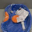 DMI Portable Shampoo Bowl for Bedside and Hair Washing, Hair Cuts and Coloring for the Elderly, Disabled, Bedridden and Handicapped, Blue