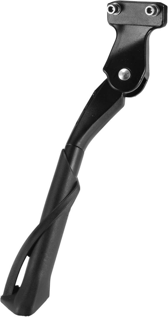X AUTOHAUX Fit 20-22 Inch Bicycles Adjustable Bicycle Stand with Central 2 Holes Non-Slip Side Stand Kickstand Bicycle for Mountain Bike E-Bike Trekking