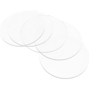 5pcs Round Acrylic Discs 5 Acrylic Circle Blanks for DIY Crafts Office Signs Home Decor and Table Decorations