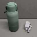 Momcozy Portable Milk Warmer for Travel  Dual Heating Modes for Breast Milk & Water, Portable Bottle Warmer with Fast Heating & Long Battery Life, 17 Ounces Large Capacity to Meet Your All-Day Needs (Green)