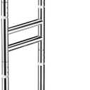 Deewow Step Stool with Handle for Elderly, Medical Step Stool with Adjustable Handle and Legs for Seniors, for Bedside/Bathtub/Car, Stainless Steel Anti-Slip Step Stool for 400lbs