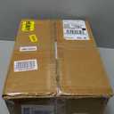 Wimarsbon Storage Ottoman, Vanity Stools with Metal Legs, 16.5" x 11.8" x 18" Modern Faux Mink Fur Footstool, Makeup Chair with Anti-Slip Feet, Accent Table,Footrest,Storage Bench for Bedroom (Black)