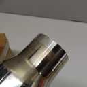 SVULK 2.5 Inch Stainless Steel Exhaust Tip, 2.5" Inlet to 3.5" Inch Outlet, 7.5"/190mm Long Polished Clamp on Exhaust Tailpipe Tip, Double Wall & Slant Cut Exhaust Finish Tailpipe with Clamp