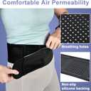 Insulin Pump Belt with Mesh Pouches Easy Viewing, Breathable Insulin Pump Holder with Adjustable Waist Band, No-Buckle Diabetic Pump Sleeping/Running Belt for Men/Women(L: 32" - 43")