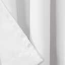 No. 918 Montego Casual Textured Semi-Sheer Grommet Kitchen Curtain Tier Pair, 56" x 24", White