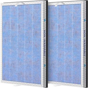 2 PACK MSA3/MSA3S HEPA Replacement Filter Compatible with Membrane Solutions MSA3 and MSA3S Device, 3-Stage HEPA Filter