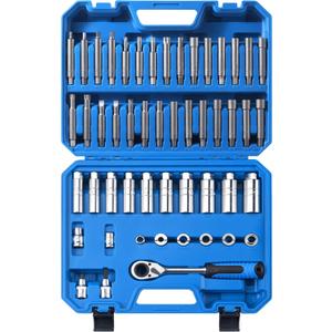 50 PCS Shock Absorber Strut Nut Removal Tool Steering Hub Suspension Strut Nut Socket Set Suspension Strut Spreader Tool Set Socket Wrench Set