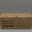 Bonsenkitchen Vacuum Sealer Machine with 40 Bags | Compact Food Sealer for Kitchen Storage & Meal Prep | Multiple Modes | External Vacuum System, Silver