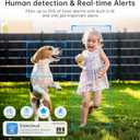 Light Bulb Security Camera 2 Packs, 5G&2.4GHz 2K Security Cameras Wireless Outdoor 360 PTZ Cameras for Home Security with Color Night Vision, 2 Way Talk, AI Human Detection, Screw in Light Socket