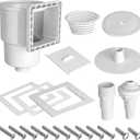 SP1091LX Universal Above Ground Pool Skimmer Kit with Accessories, Compatible with Standard 6-Inch Wall Openings, Replaces SP1090, SP1091ES, SP1095ES Hay Ward Models