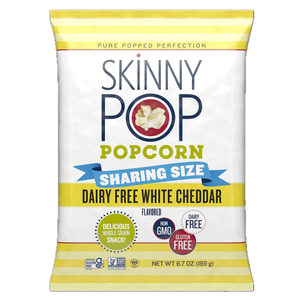 SkinnyPop Popcorn, Cheddar Variety Pack, Whole Grain, Dairy-Free Snack, 0.5oz (40ct), 06 19 2025