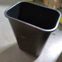 Rubbermaid Commercial Products Deskside Wastebasket/Trash Can, 10.25-Gallon/41-Quart, Black, Plastic, Garbage Can for Home/Office, Fits Under Desk/Sink/Cabinet, Pack of 12