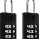 Master Lock 646T 2-Pack 13/16-Inch Wide Combination Set-Your-Own Luggage Lock - Quantity 4