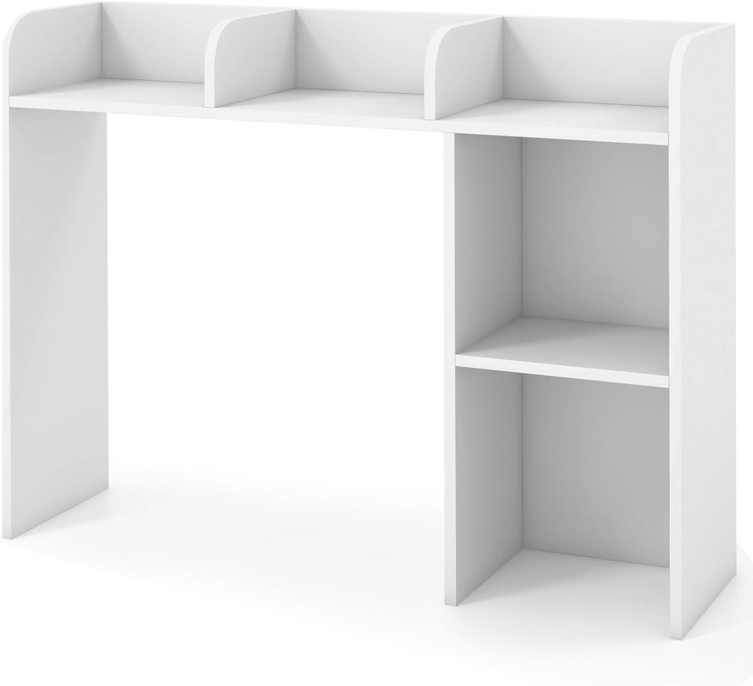 SlickBlue 3 Tier Desk Bookshelf Desktop Organizer Computer Monitor Stand Shelf