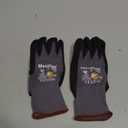 MaxiFlex 34-874 Gloves Seamless Knit Nylon Gloves with Nitrile Coated Micro-Foam Include Grip on Palm and Fingers, L