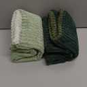 MIULEE Boho Farmhouse Sage Green Throw Pillow Covers 18x18 Inch Set of 4 Mordern Nordic Cushion Covers Soft Corduroy Christmas Home Decor for Couch Bed Sofa Living Room Forest Green