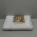 6 Pack, 16" x 11" Large White Serving Trays Set - Reusable Plastic Serving Platters for Cookie, Appetizer, Charcuterie, Snack, Dessert, Party Food Display - Stackable Kitchen CounterTop Tray, BPA Free