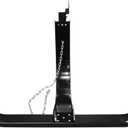 51 Inch Semi Truck Spare Tire Carrier with Mounting Replacement for Freightliner Volvo Kenworth Mack International Peterbilt,Glossy Black