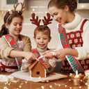 Blosssound 12 Pcs Christmas Gingerbread House Contest Sashes Christmas Party Trophy Award Xmas Funny Costume Contest Prize Party Game Favors Dress up Costume for Teens Adults Holiday Supplies