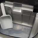 EUHOMY Nugget Ice Makers Countertop, Pebble Ice Maker Machine with 35lbs/24H Soft Ice, Self-Cleaning Sonic Ice Maker with Ice Scoop&Basket, Pellet Ice Maker for Home/Kitchen/Office(Stainless Steels) (Silver)