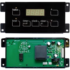 316455410 5304518661 316222800 Gas Range Control Board Clock(Include Overlay), Range Oven Control Board Replaces AP6886161 5304518661 316222800 7 Button Control Board Clock