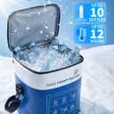 Cold Therapy Machine for Foot Ankle Surgery, Ice Therapy Machine with Pressure Regulator, Timer & Temperature Display, Cryotherapy Unit with Foot Ankle Ice Pack Wrap for Post-Surgery Recovery
