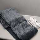 Sunbeam Electric Royal Luxe Microplush Heated Blanket, 12 Heat Settings, 12-Hour Auto Shut-Off, Fast Heating, Warm & Cozy, Machine Washable, Night Fog Color, Full (84" x 72")