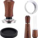 51mm Espresso Accessories Kit, Spring Loaded Calibrated Espresso Tamper, Wdt Tool Espresso and Dosing Funnel Set, Coffee Tamper Espresso Machine Accessories For 51 mm Portafilter Barista Tools