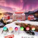 Outdoor Bluetooth Speaker, 160W Loud Bass! Rugged, IP67 Waterproof, 24H Playtime with Lights, Wireless TWS Pairing Portable Speakers for Party, Outsides, Travel, Beach, Garage (Rose Blaze)