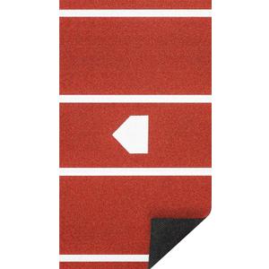 2024 Upgraded Version Baseball Hitting Mat with Antislip Rubber Backing, 12' x 6' Batting Cage Mat with Home Plate, Batters Box Turf Mat Baseball for Indoor and Outdoor, 10' x 3.8'