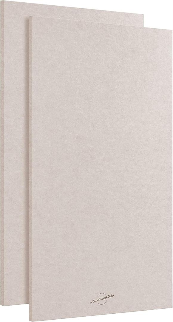 Acoustic Panels, 2 Pack, Large, 46" x 23", Natural
