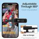 Auto Clicker Smart Tapper for iPhone iPad Android TikTok - Auto Touch Device with 107 Adjustable Speed, Rechargeable,Wireless,Instant Clicker for Live Stream Likes, Social Media TasksBlack