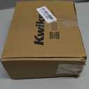 Kwikset Sedona Interior Passage Door Handle, Lever for Closet and Hallway Doors, Reversible Non-Locking Handle Lever, Satin Brass, with Microban Protection