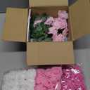 100 Pcs 2 Inch Artificial Flowers Faux Foam Fake Rose Head Bulk for Home Decor Wedding Decoration Bridal Shower Wall Table Centerpiece Arrangement DIY Craft (4 Shades of Pink White)