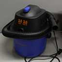 Koblenz WD-2L Portable Wet Dry Vacuum, 2-Gallon 2 PHP Suction Plus Blower Vacuum Cleaner for Liquids, Dust, Pet Hairs, 10' Reach, Ideal for Home, Car, Garage, Shop, Accessories Included, Blue/Black