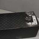 Brushed Nickel Bathroom Faucet, Waterfall Single Handle Bathroom Faucets, Unique Single Hole Faucet with Deck Plate for 3 Hole Bathroom Sink