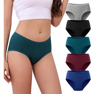 R RUXIA Women's Hipster Panties Viscose Bamboo Soft Stretch Underwear 4 Pack (Green,Blue,Red,Black XL)