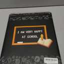 PETCEE First Day of School Board Sign - 11"x14" Double Sided Reusable and Erasable 1st First & Last Day of Preschool Pre-K Chalkboard Sign Photo Prop Gift Back to School Supplies for Kids Son Daughter