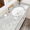 Granite Contact Paper for Countertops Peel and Stick Wallpaper Removable Self Adhesive Stick on Wallpaper Vinyl Temporary Marble Countertop Contact Paper Grey Kitchen Backsplash 15.8" x78" (Gray)