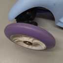 Self Balancing Kick Scooter with Light Up Wheels, Extra Wide Deck, 3 Wheel Platform, Foot Activated Brake, 75 lbs Limit, Kids & Toddlers Girls or Boys, for Ages 3 and Up (Bluey)