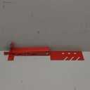 Guardian 2500 Adjustable Roofing Bracket | for 30 45 or 60 Degree Roof Pitches | 10 Inch Adjustable Platform | Powder Coated Red | OSHA Compliant