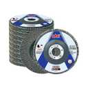Sali 10 Pack Flap Disc 60 Grit 4.5" x 7/8-Inch Sanding Disc Bevel Type #29 Premium and Industrial Angle Grinder Grinding Wheel High Performance Edge Grinding